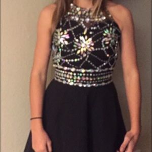 Blingy black dress